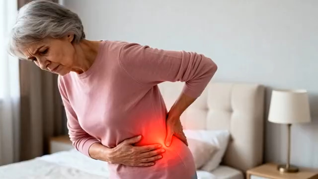  老人腰疼不适表现1241#横屏 	 