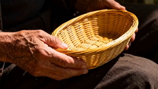  老手艺人的竹编时光1247#横屏 	 