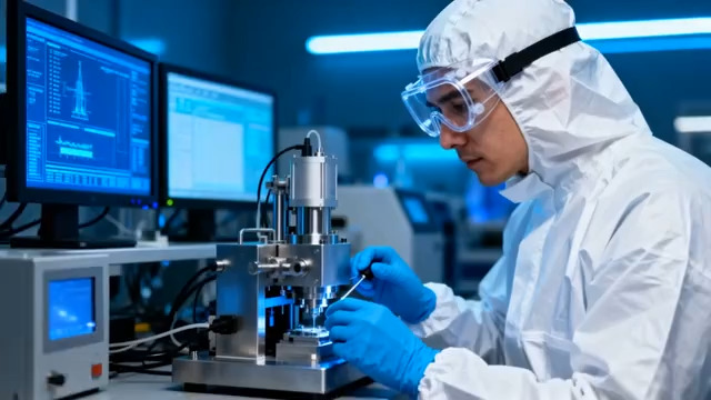  科研人员实验室精密实验1135#横屏 	 