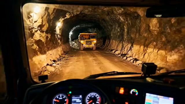  矿洞工程车驾驶视角1154#横屏 	 -