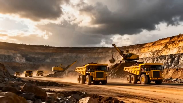  矿山机械作业场景1156#横屏 	 