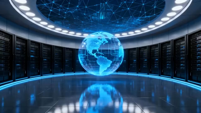  蓝色科技数据中心1181#横屏 	 