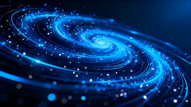  蓝色螺旋光效背景1185#横屏 	 