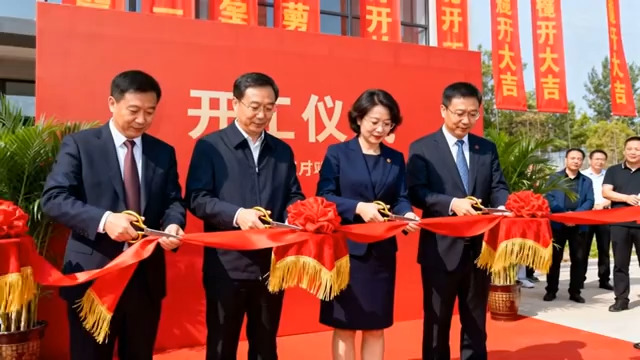  开工仪式剪彩现场1094#横屏 	 