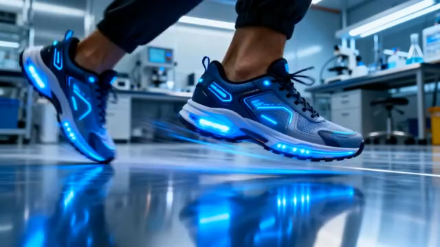  科技感发光运动鞋展示1103#横屏 	 