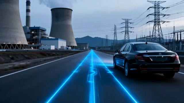  科技感汽车行驶动画1111#横屏 	 