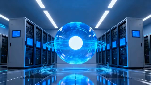  科技感数据中心动画1115#横屏 	 