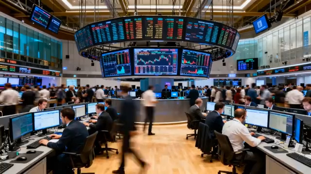  金融交易大厅实时动态983#横屏 	 