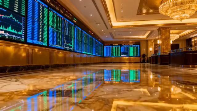  金融交易大厅实时数据984#横屏 	 