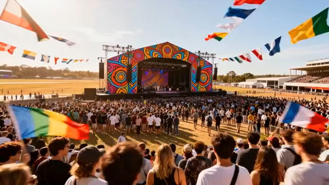  户外节现场航拍860#横屏 	 