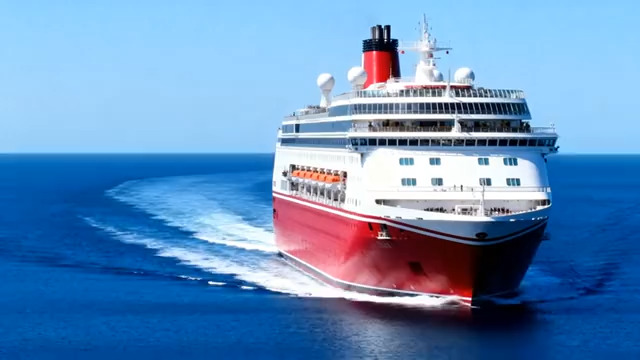  豪华邮轮海上航行1601768#横屏 	 