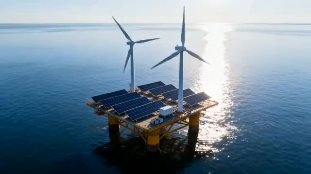  海上风电太阳能发电站648#横屏 	 