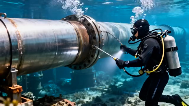  海底管道检修作业606#横屏 	 