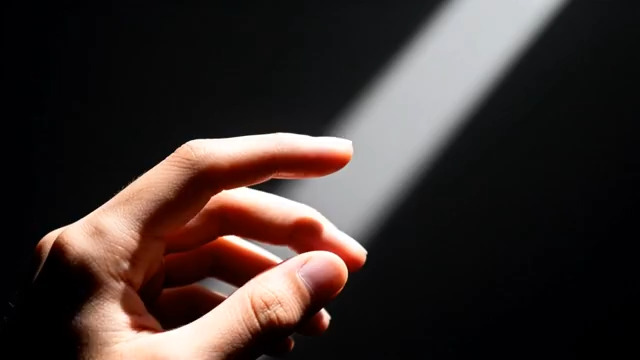  光影下的手势变化578#横屏 	 