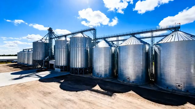  大型现代化粮仓储粮罐295#横屏 	 