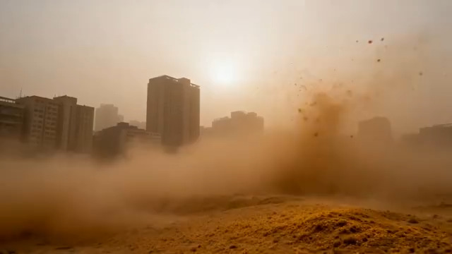  城市沙尘暴来袭209#横屏 	 