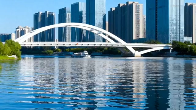  城市桥梁风光197#横屏 	 