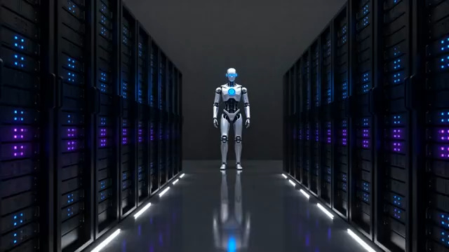  AI机器人与服务器机房13#横屏 	 -