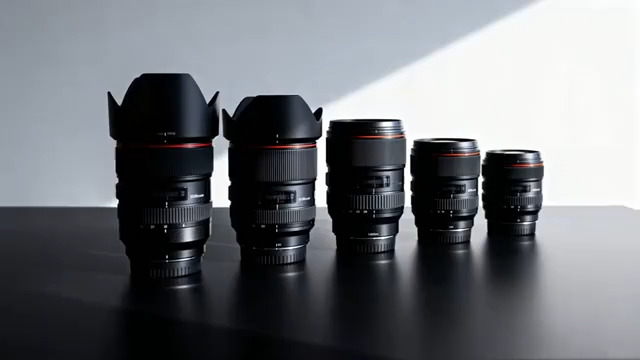  专业相机镜头阵列展示3242#横屏 	 