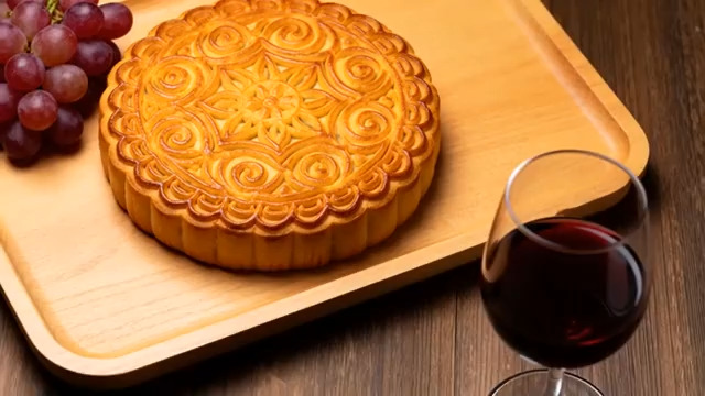  中秋月饼特写3203#横屏 	 -