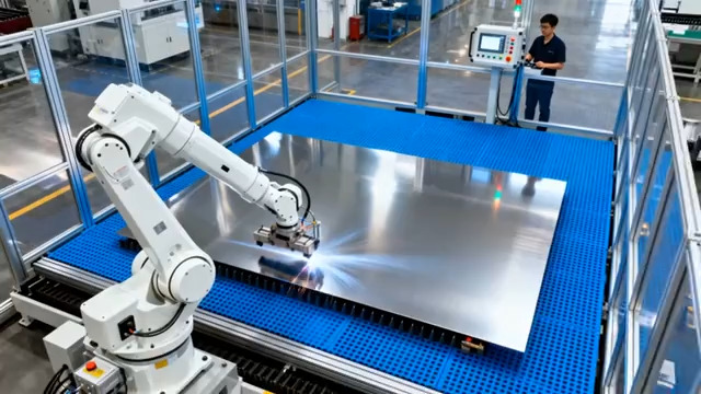  智能工厂机械臂焊接作业3180#横屏 	 