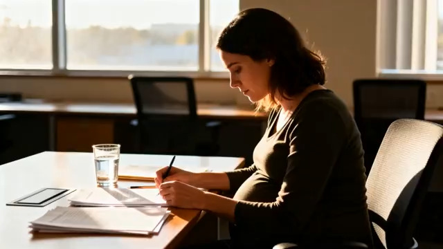  职场孕妈办公日常3171#横屏 	 