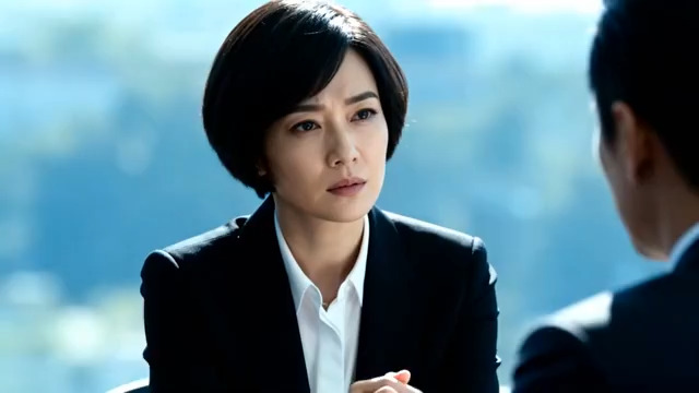  职场女性严肃对话场景3169#横屏 	 