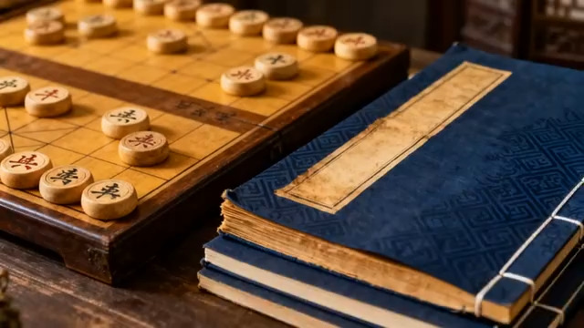  中国象棋对弈场景3191#横屏 	 