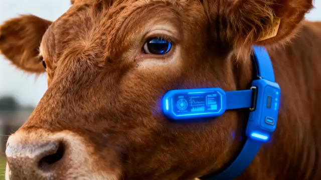  智能项圈牛脸特写3189#横屏 	 - 