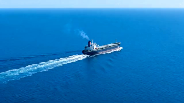  远洋货轮航行视频3068#横屏 	 -