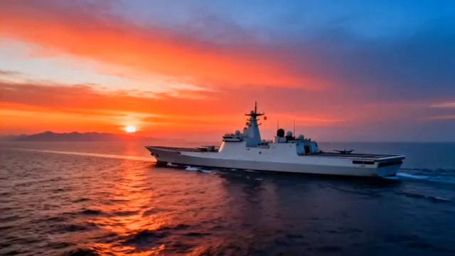  战舰远航日出海疆3130#横屏 	 