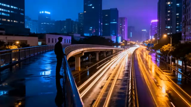  雨后体育馆镜面倒影3017#横屏 	 