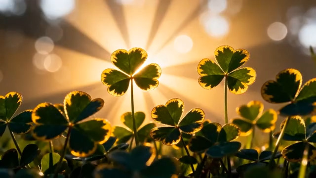  阳光下的三叶草2841#横屏 	 