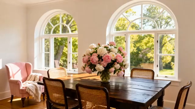  阳光花房餐桌布置2764#横屏 	 