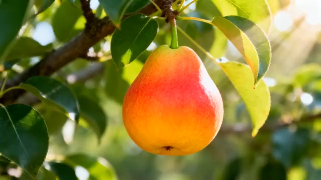  阳光下的红梨挂枝头2810#横屏 	 - 