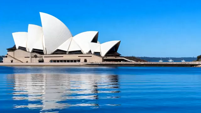  悉尼歌剧院外观全景2423#横屏 	 
