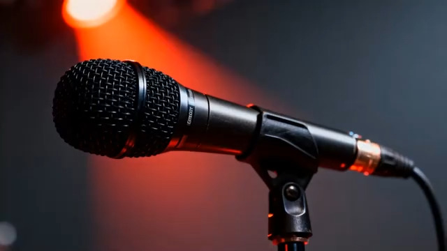  舞台麦克风特写2358#横屏 	 - 