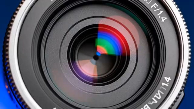  相机镜头特写展示2492#横屏 	 