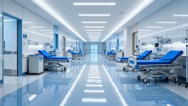  现代化医院病房内景2479#横屏 	 - 