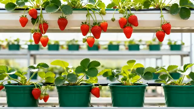  温室草莓种植基地2330#横屏 	 