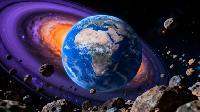  太空与小行星带2223#横屏 	 