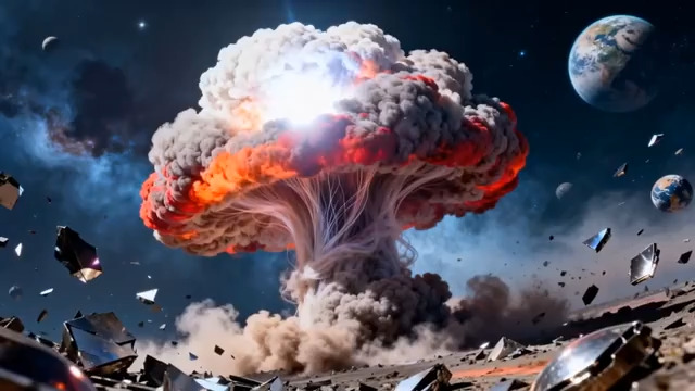  太空核爆震撼场景2220#横屏 	 