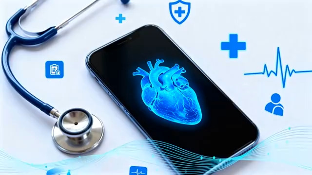  手机医疗健康监测2150#横屏 	 