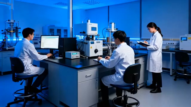  实验室科研人员工作场景2114#横屏 	 