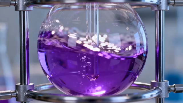  实验室紫色液体反应2123#横屏 	 