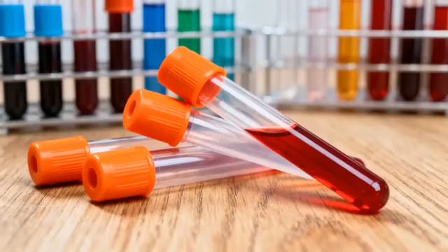  实验室试管特写2119#横屏 	 