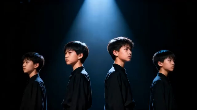  少年团舞台光影舞蹈2058#横屏 	 
