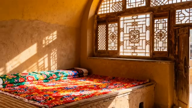  陕北窑洞传统民居1961#横屏 	 - 