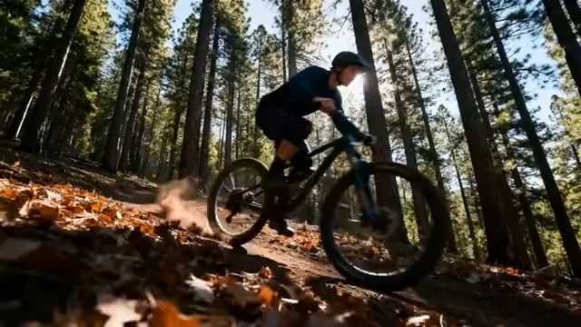  山林速降自行车骑行1956#横屏 	 