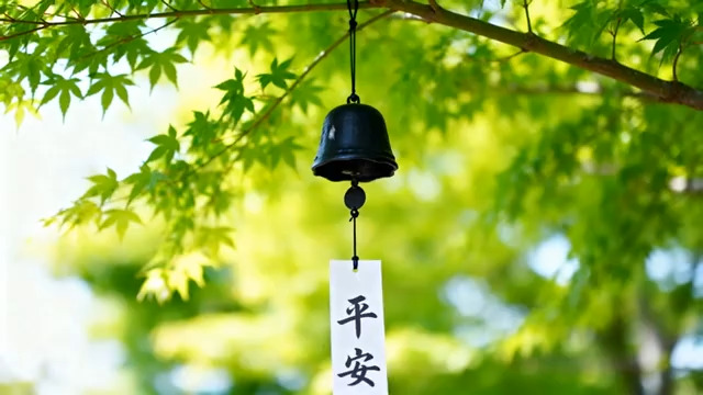  平安风铃挂树梢1699#横屏 	 